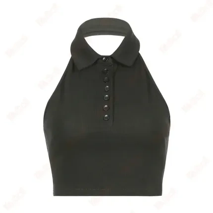 black tank tops hanging neck type